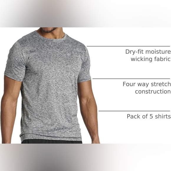 Four Essentials Men's Shirts - Black, Maroon, Gray and Blue Size S - Picture 2 of 10